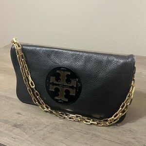Tory Burch Leather Clutch/ Shoulder Bag